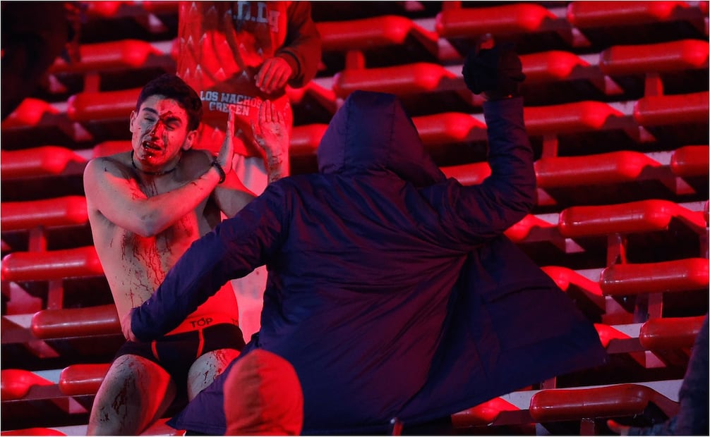 Violencia en el Independiente vs U de Chile. FOTO: Archivo/AGENCIAS