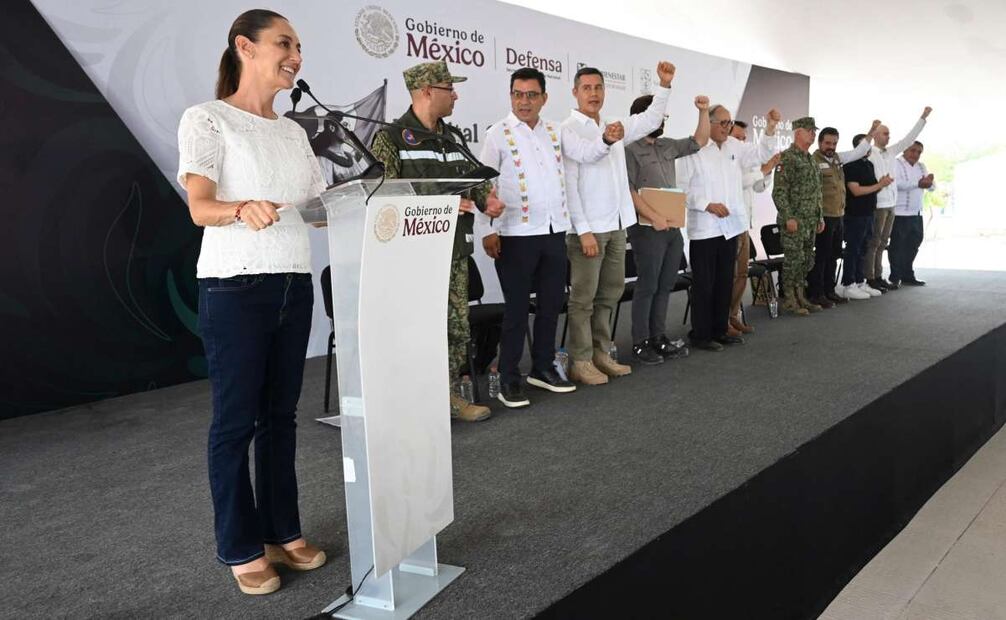 Claudia Sheinbaum en Mérida, Yucatán. Foto: Presidencia