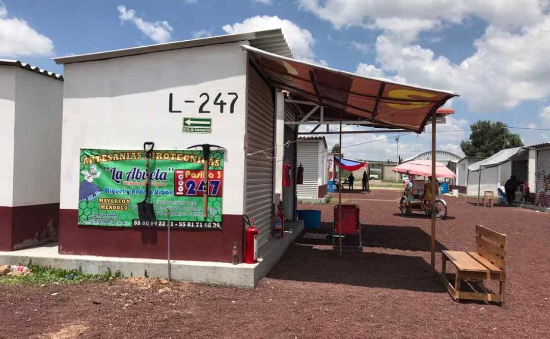 Mercado pirotécnico de San Pablito en Tultepec. Foto;  Rebeca Jiménez. EL UNIVERSAL
