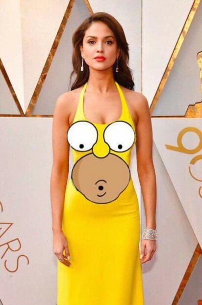 Los mejores memes del vestido amarillo de Eiza González
