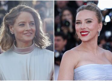 Jodie Foster y Scarlett Johansson, centro de atención en la alfombra roja de Cannes