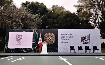Sheinbaum sustituye mañanera en Palacio Nacional por presentación en Los Pinos; alista detalles de la FIFA 2026