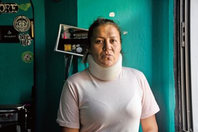 "Respiré escombros y polvo"