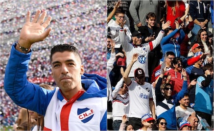 Luis Suárez fue presentado como nuevo jugador de Nacional de Uruguay