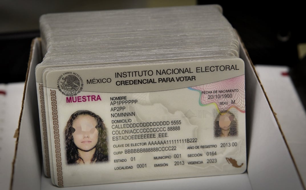 Credencial de elector. Foto: Archivo/EL UNIVERSAL