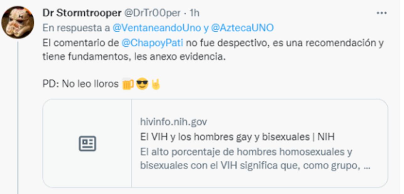 Pati Chapoy en aprietos por comentarios homofóbicos durante transmisión en vivo