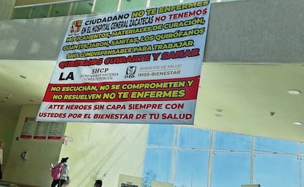 Hospitales del IMSS-Bienestar de Zacatecas, en crisis; carecen de lo básico para dar atención