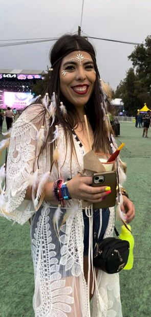 El boho chic siempre brillará en los festivales de música. Foto: Emmanuel Espinosa - EL UNIVERSAL