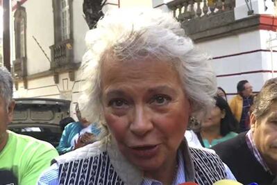 Olga Sánchez Cordero destaca lucha de Bartlett contra reforma energética