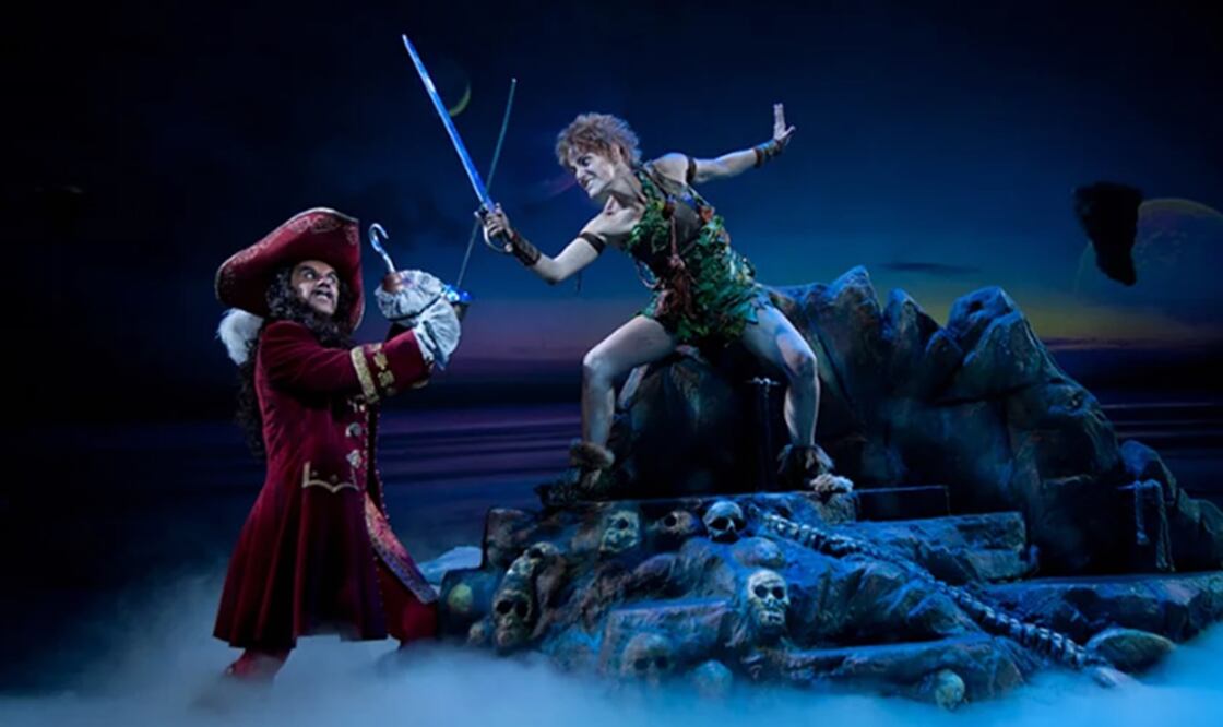 Lola Cortés es Peter Pan. Foto: Cortesía