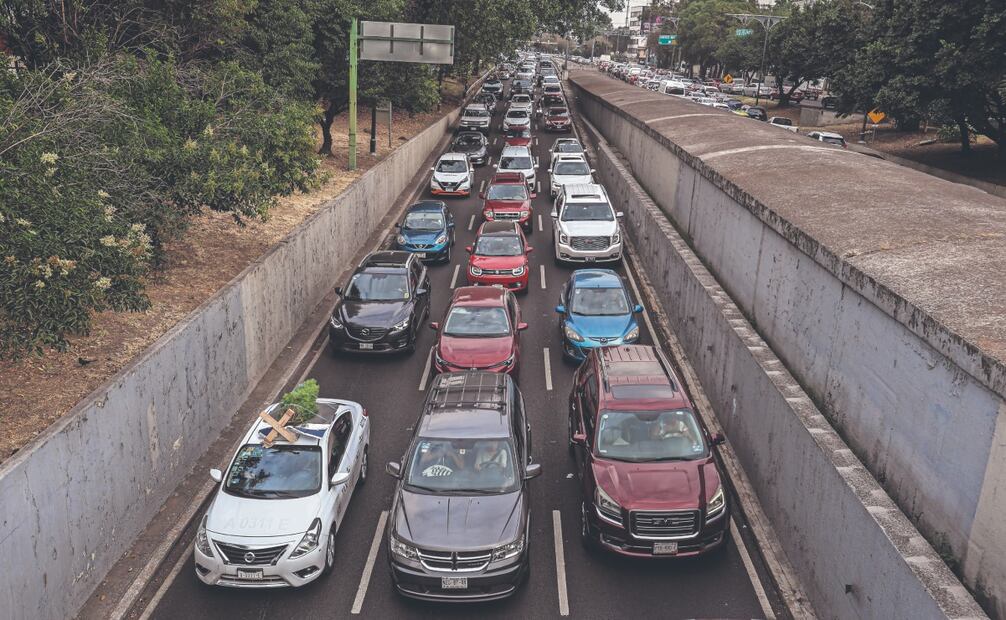 México se encuentra en las ciudades con más tráfico del mundo. Foto: Gabriel Pano / EL UNIVERSAL