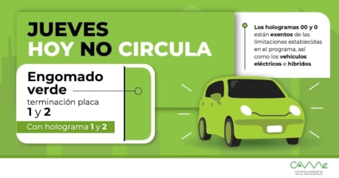Hoy no circula 2 de marzo: ¿Qué autos no transitan este jueves?