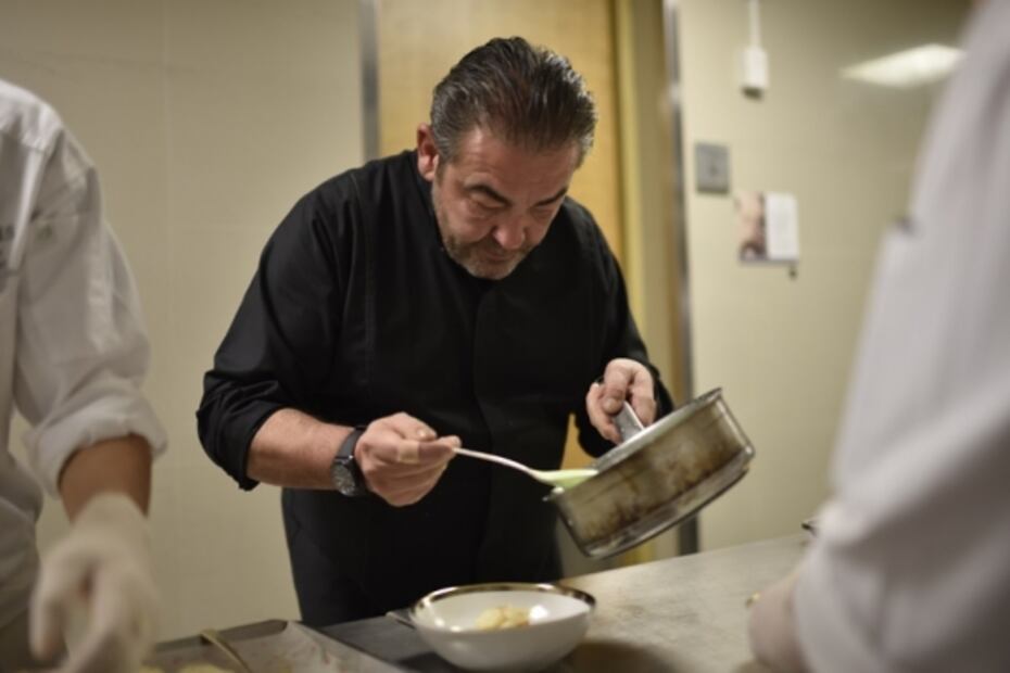 Juan Amador, Olivier Deboise y Fernando Sánchez unidos por la champagne