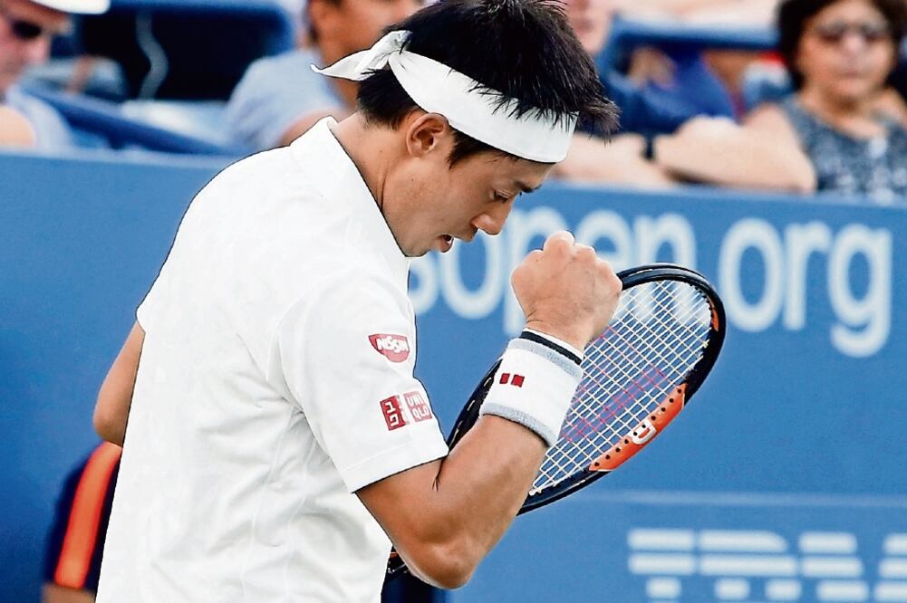 Kei, actual número siete del mundo,se enfrenta este día a Andy Murray (JASON DECROW. AP)