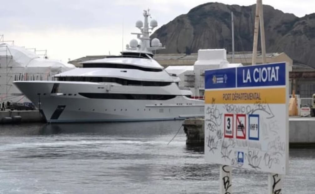 Incautan a millonario ruso el yate más grande del mundo