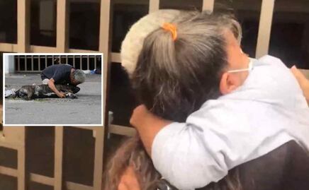 Lo reconocieron por las noticias: Tras partida de Zeus, su dueño se reencuentra con su familia, VIDEO