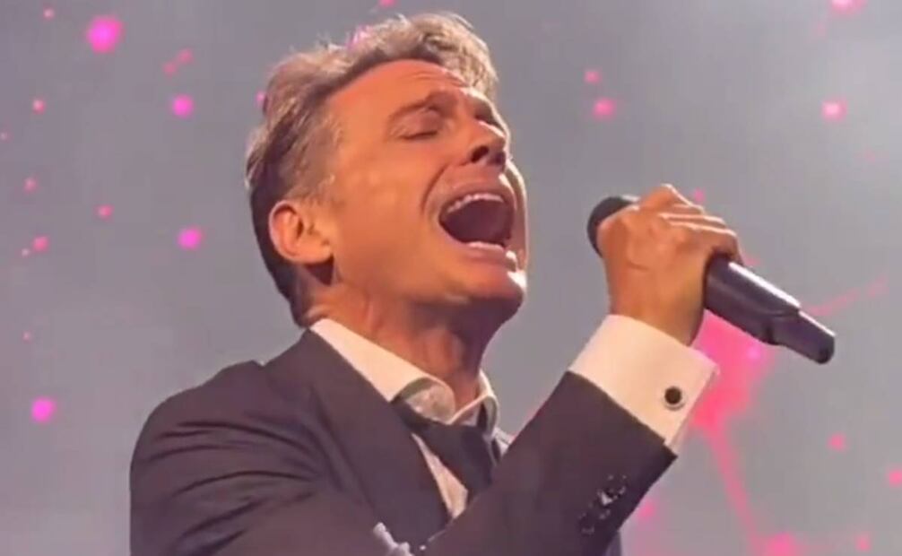 Luis Miguel regresó a los escenarios tras cuatro años de ausencia. Foto: Captura.