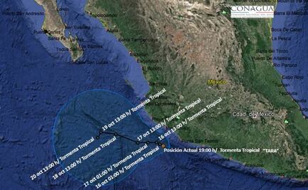 Emiten recomendaciones ante tormenta tropical "Tara"