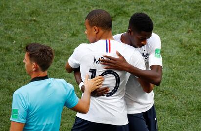 Francia jugaría sin Mbappé y Dembélé ante Argentina