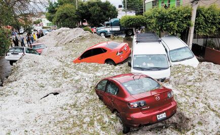 Hailstorms strikes Mexico
