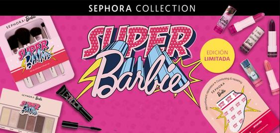 Sephora y Barbie lanzan colección de maquillaje