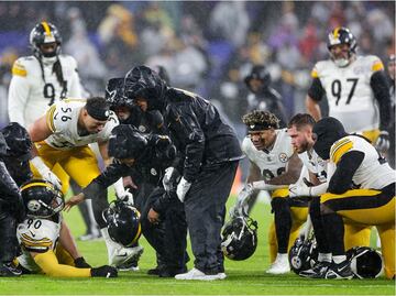 Steelers se imponen en Baltimore, pero se encienden las alarmas; T.J. Watt sale lesionado