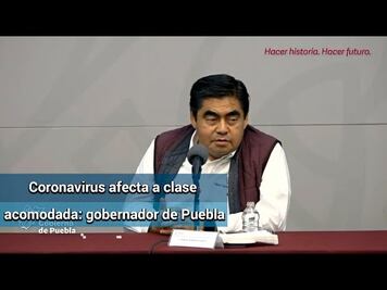"Los pobres estamos inmunes al coronavirus": Miguel Barbosa