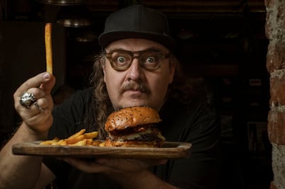 Todas las hamburguesas, un solo hombre: Burgerman