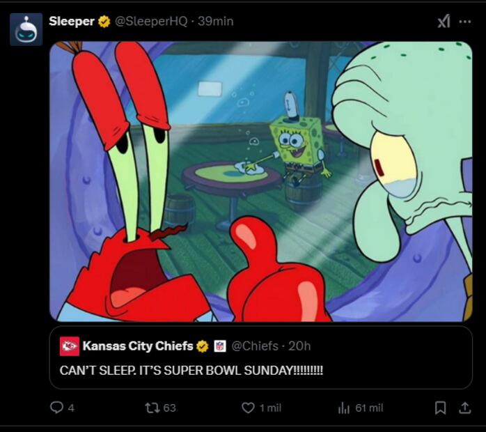 Los MEJORES MEMES de la paliza de Eagles a Chiefs en el Super Bowl LIX