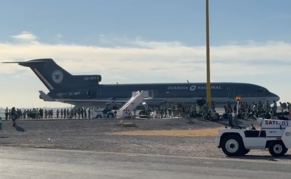 Sheinbaum enviará 10 mil elementos de la Guardia Nacional a la frontera con EU. Foto: Especial