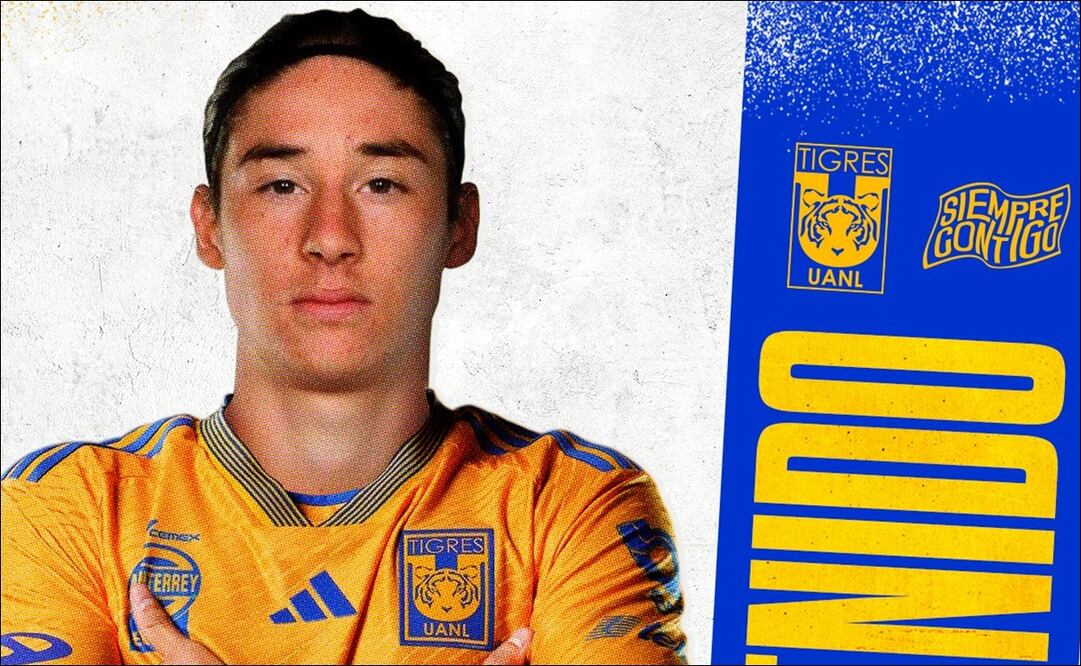 Marcelo Flores es presentado de manera oficial como nuevo elemento de Tigres / FOTO: @TigresOficial