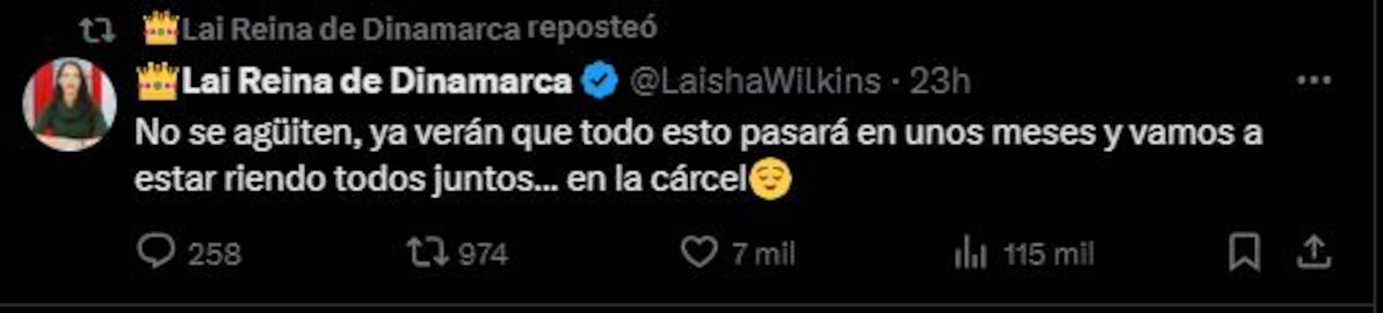 Laisha Wilkins se pronuncia tras recibir notificación del TEPJF. Foto: Captura de pantalla