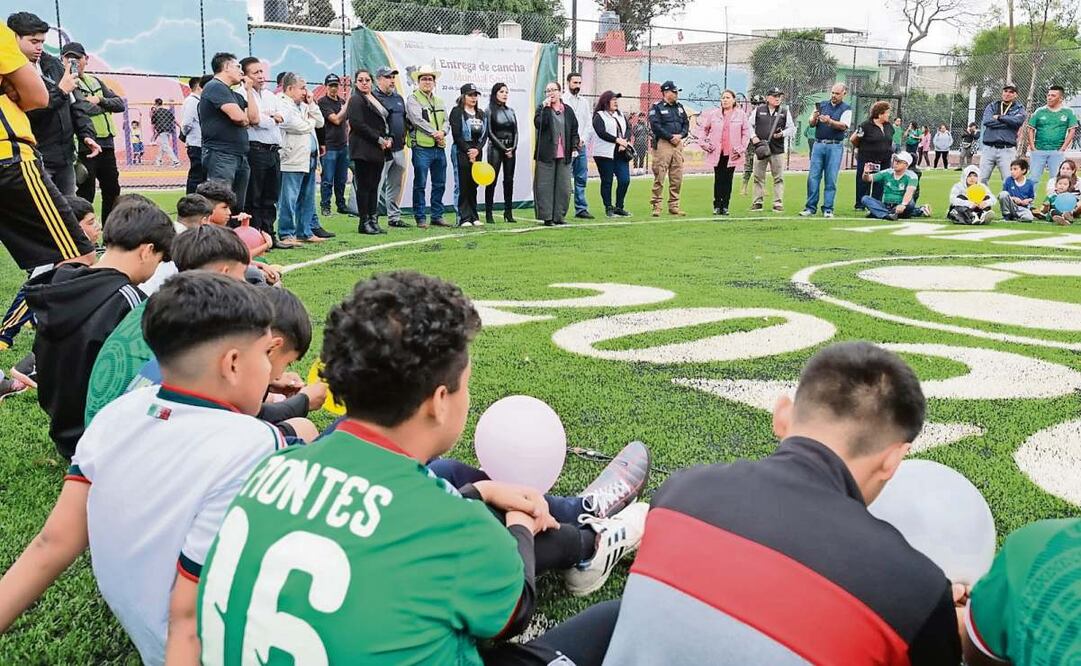 La alcaldesa de Ecatepec aseguró que hay espacios públicos que llevaban décadas sin ser intervenidos. Foto: Especial