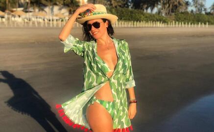 Ingrid Coronado luce sexy en la playa 