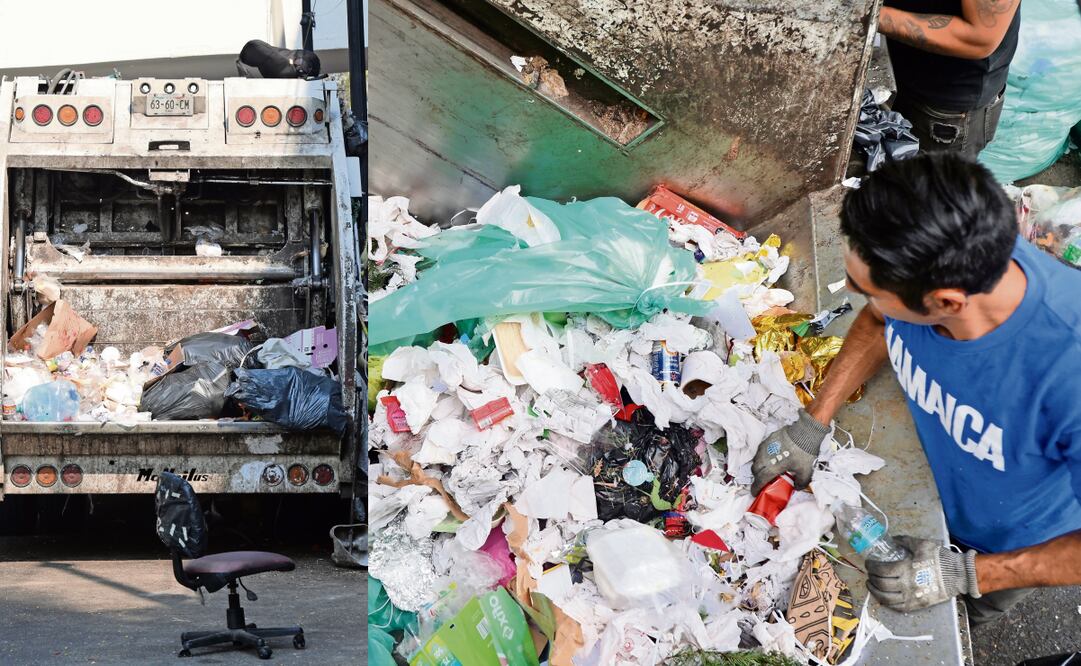 Mientras algunos vecinos tienen la costumbre de separar la basura, recolectores comentan que en ocasiones ellos suelen clasificarla para entrar a los depósitos. Fotos: Valente Rosas y Osmar Alvarado / EL UNIVERSAL