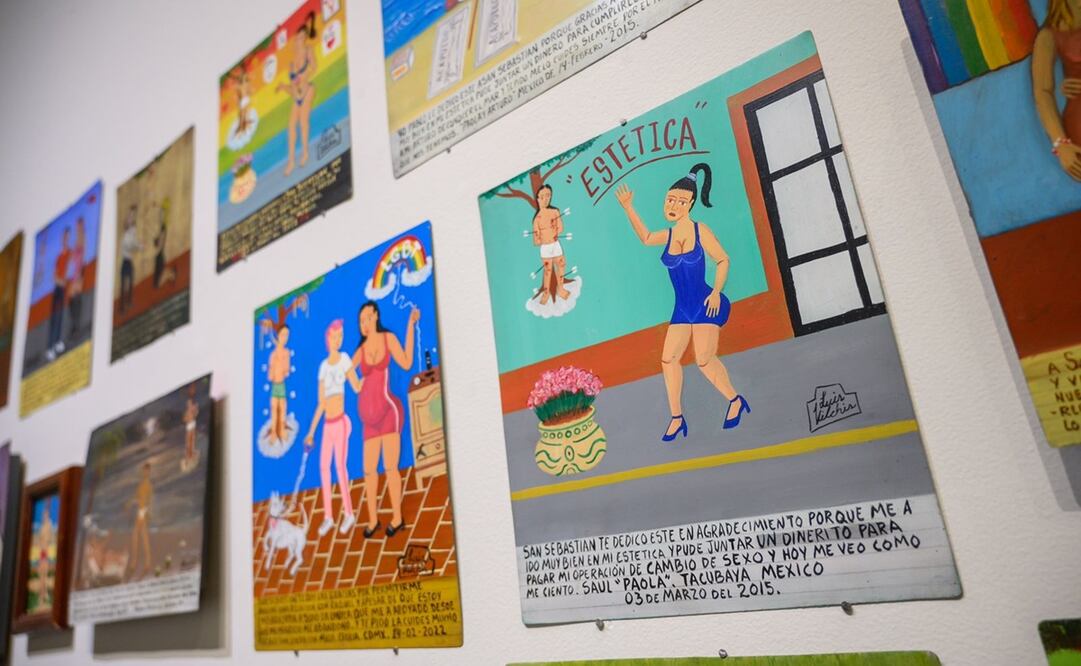 Recorrido por la exposición “Exvotos sobre la Diversidad en el Museo de la Ciudad de México. Fotos: Secretaría de Cultura de la Ciudad de México.