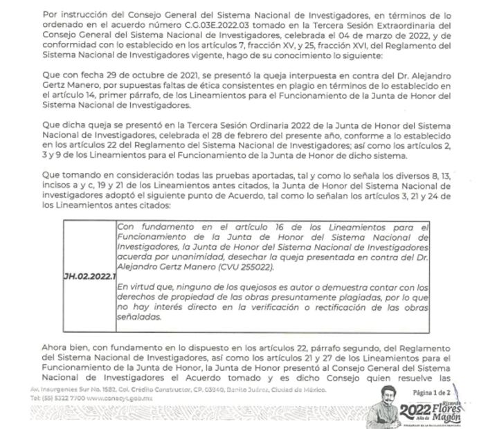 “Precedente grave”, desechar quejas contra fiscal Gertz