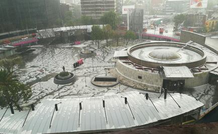 Reportan caída de granizo en seis delegaciones de la CDMX