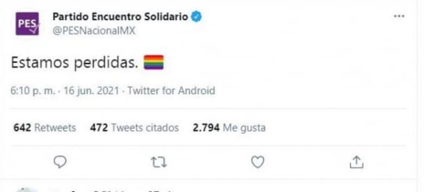 "Por las buenas soy buena, por las malas lo dudo"; PES pierde registro y el control de sus redes sociales