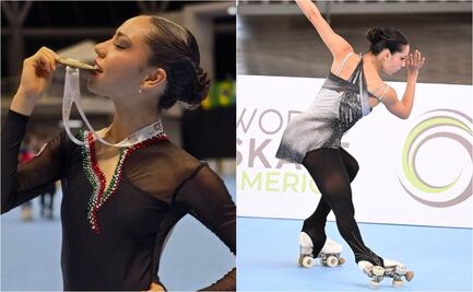La mexicana Valentina Lomas brilla con oro en el Campeonato Panamericano de Patinaje Artístico