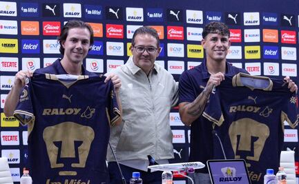 Pumas presenta a Sebastián Córdova y Cristian Calderón como sus primeros refuerzos para el Apertura 2026