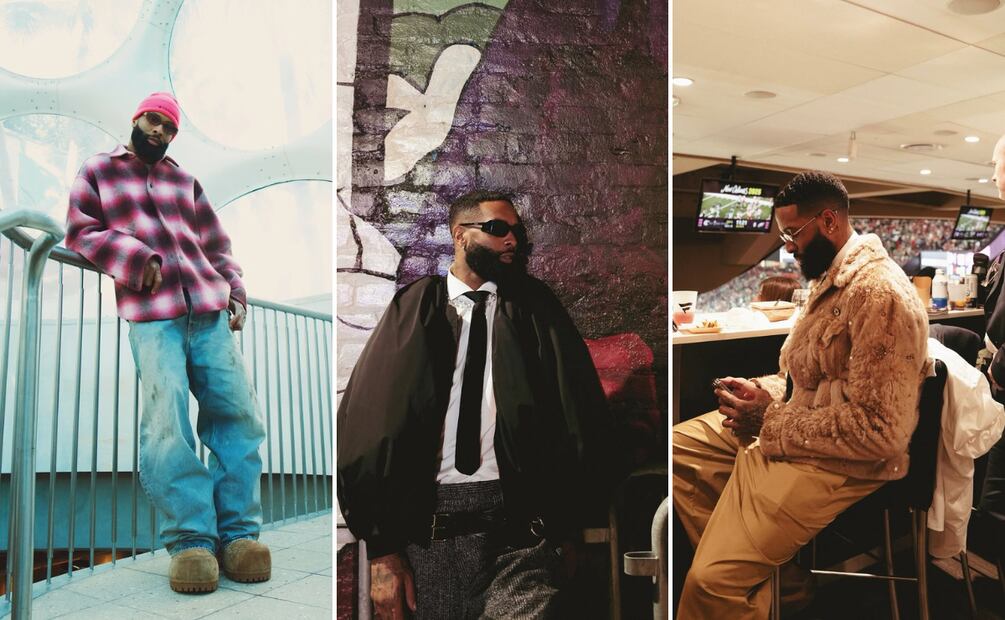 Odell Beckham Jr. sigue siendo el referente fashion de la NFL (y nadie lo discute). Foto: Instagram @obj