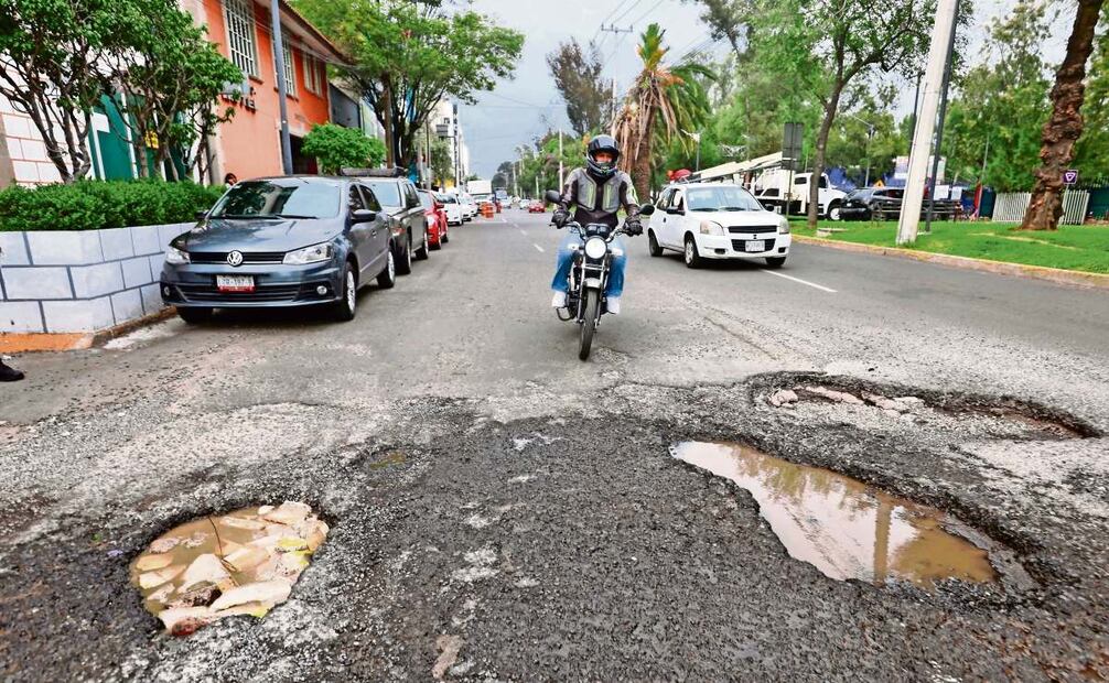 Las lluvias de los últimos meses han dejado estragos en las calles de la CDMX. Foto: Archivo EL UNIVERSAL