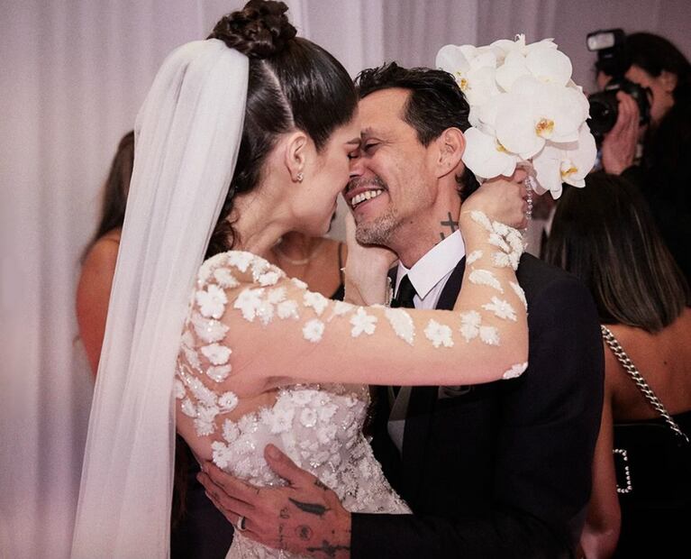Marc Anthony y Nadia Ferreira contrajeron matrimonio el 28 de enero del año pasado.
Foto: Instagram