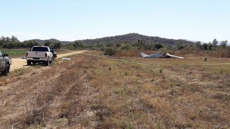 Desplome de avioneta deja dos muertos en Sinaloa