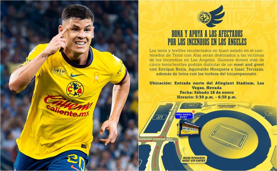 América hace un llamado a sus aficionados en Las Vegas. FOTO: ESPECIAL