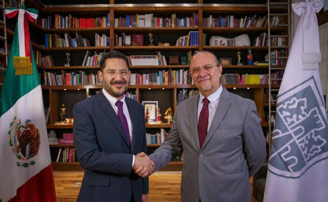 Martí Batres y Ricardo Ruiz. Foto: Especial