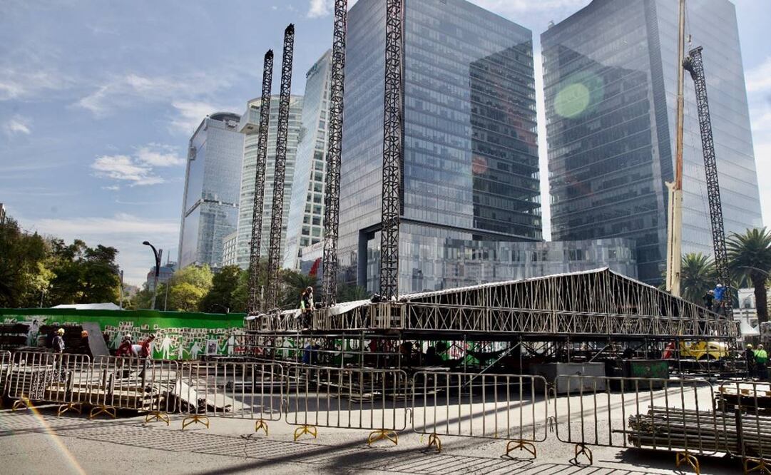 Cierre en Paseo de la Reforma. Foto: Germán Espinosa/ EL UNIVERSAL