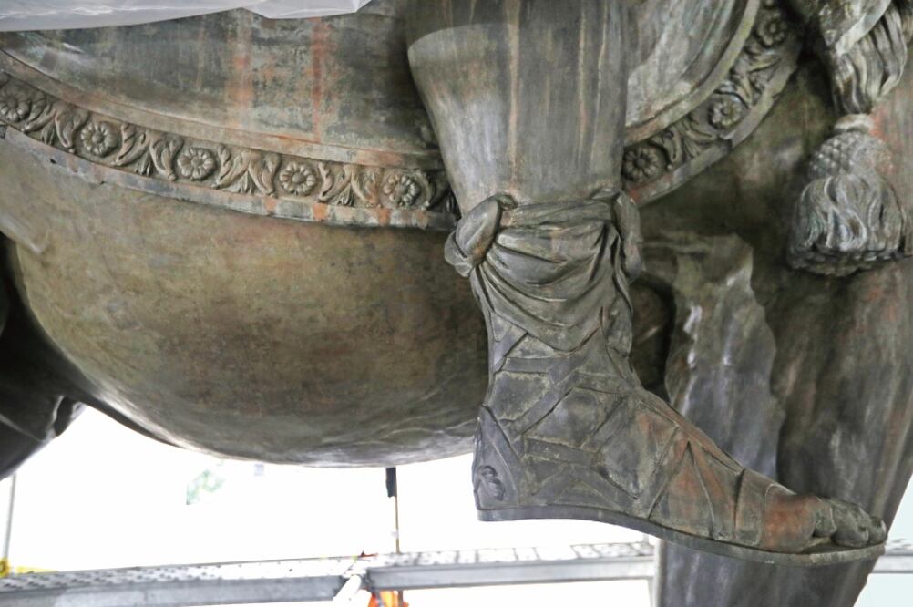 Especialistas indican que el proceso de integración cromática será menos complicado que el de limpieza, que lleva cinco meses (VALENTE ROSAS. EL UNIVERSAL)