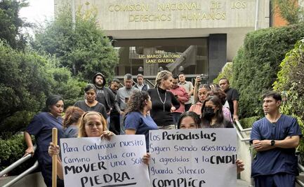 Ceci Flores intenta tomar la CNDH y afirma le negaron la entrada; Comisión asegura que activó "protocolo de seguridad"